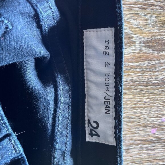 RAG & bone black skinny jeans size 24 - Picture 7 of 11